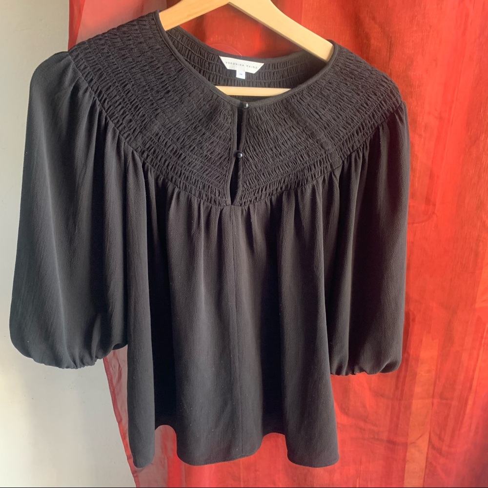 VERONIKA MAINE (10) blouse, black, gorgeous - Picture 1 of 7